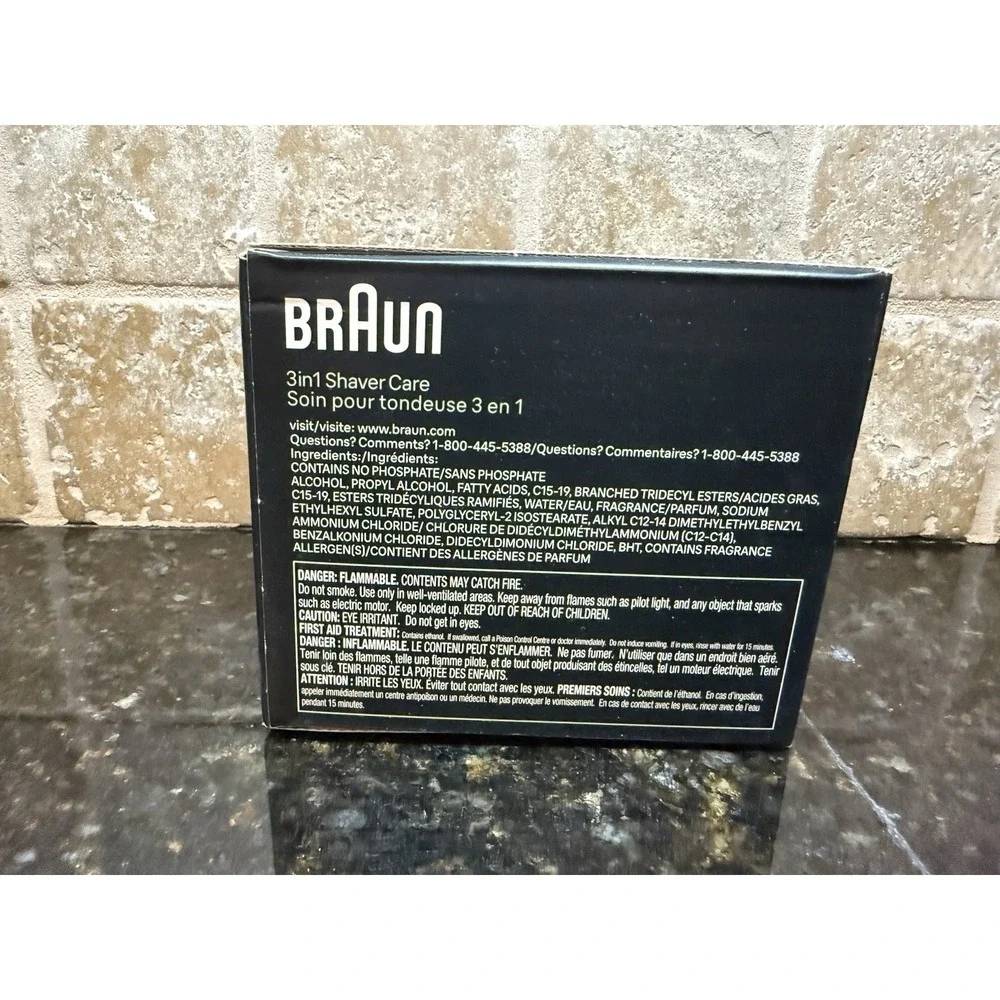 Braun 3in1 Shaver Care Smartcare Center Refill‎ Cartridges Alcohol Based 6 Pack